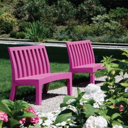 Banc Romeo Fushia SerraLunga JardinChic