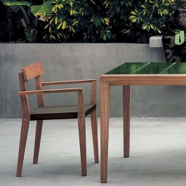 Chaise avec accoudoirs Face Road Roda JardinChic