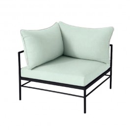 Fauteuil d'Angle Rivage Basalte Vlaemynck Jardinchic
