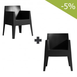 Offre Spéciale Lot de 2 Fauteuils Empilables TOY Driade JardinChic