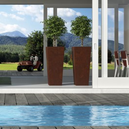 Pot Kiam Gloss Marron Euro3Plast JardinChic