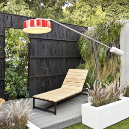 Lampadaire Greta Abat Jour Blanc Ares Jardinchic