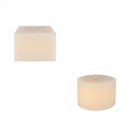 Lot de 2 Bougies d'Extérieur Cylindrique + Carrée Decoragloba Jardinchic