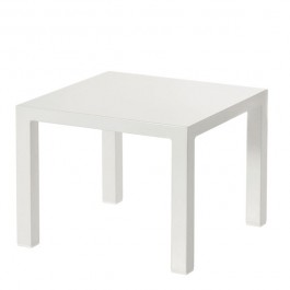 Petite table basse round blanc casse Emu JardinChic