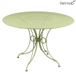 Table de repas 1900 Ø117cm Gris Orage Fermob Jardinchic