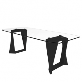 Table Iso Plateau Verre Noir Qui est Paul? JardinChic