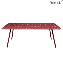 Table Luxembourg 207x100cm Piment Fermob Jardinchic