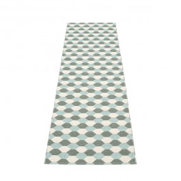 Tapis Dana Army - Pale Turquoise - Vanilla 70x250 Pappelina JardinChic