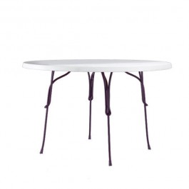 Table Vigna Ronde Ambiance Neige Ø60cm Magis JardinChic