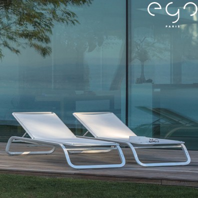 Bains de Soleil Marumi Blanc Nacré / Blanc EGO Paris Jardinchic Bains de Soleil Marumi Blanc Nacré / Blanc EGO Paris Jardinchic