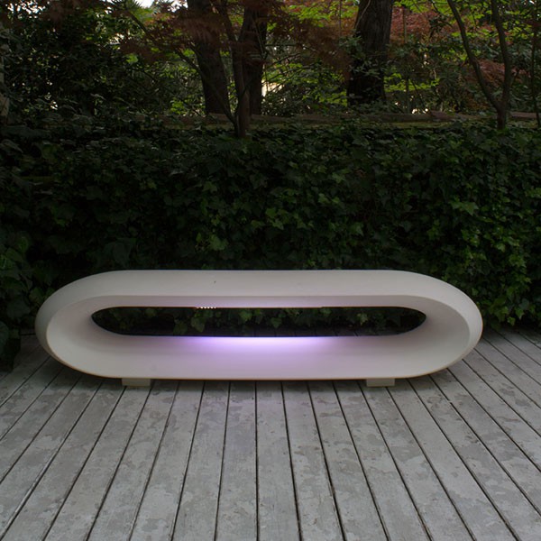 Banc Loop lumineux Serralunga Jardinchic Banc Loop lumineux Serralunga Jardinchic