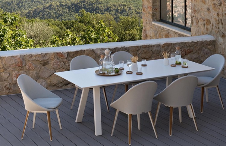 Table De Repas Vanity 220x110cm Jardinchic