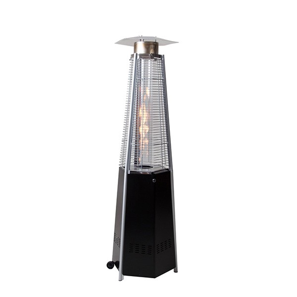 Chauffage d'Extérieur Hexagonal Acier Thermolaqué Noir Outtrade Jardinchic Chauffage d'Extérieur Hexagonal Acier Thermolaqué Noir Outtrade Jardinchic