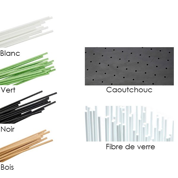Paravent Sticks Base Rectangulaire Arrondie L60cm O4 Jardinchic