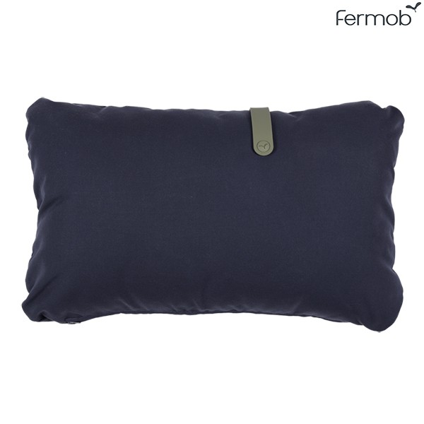 Coussin Outdoor Color Mix 68x44cm Bleu Nuit Fermob Jardinchic
