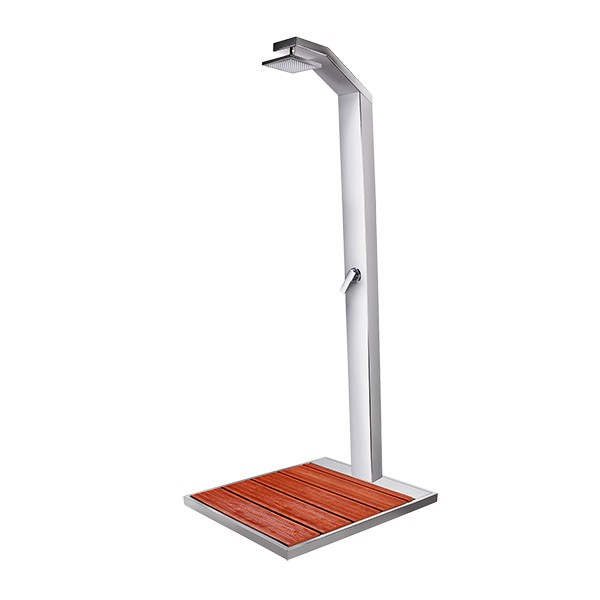 Douche d'Extérieur Solaire Solaris Inox avec Base Ama Luxury Shower Jardinchic Douche d'Extérieur Solaire Solaris Inox avec Base Ama Luxury Shower Jardinchic