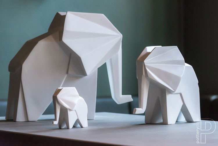 Éléphant Origami Elephant Paper - JardinChic