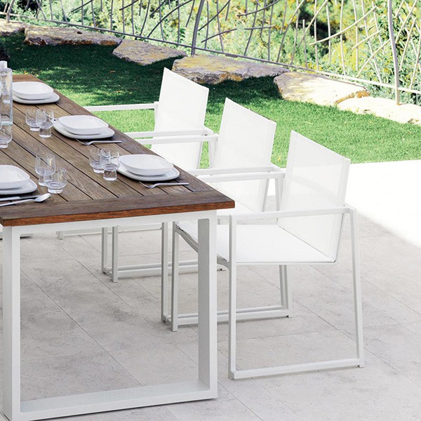 Fauteuil de Repas Essence Blanc Talenti Jardinchic Fauteuil de Repas Essence Blanc Talenti Jardinchic
