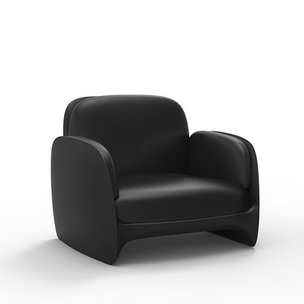 Fauteuil Pezzettina Noir Vondom Jardinchic Fauteuil Pezzettina Noir Vondom Jardinchic