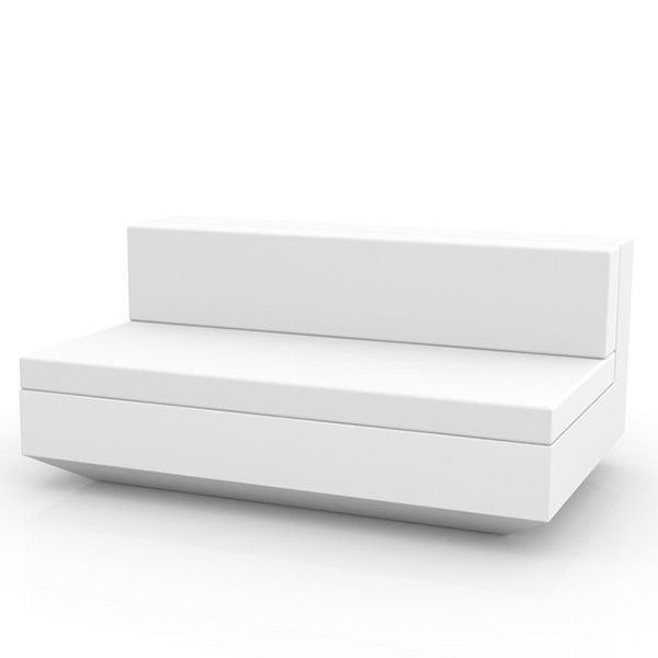 Canapé Modulable Vela - Module Central XL Blanc Vondom Jardinchic Canapé Modulable Vela - Module Central XL Blanc Vondom Jardinchic