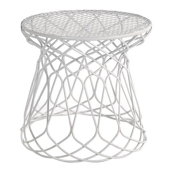Pouf Re-Trouvé Blanc Emu JardinChic Pouf Re-Trouvé Blanc Emu JardinChic
