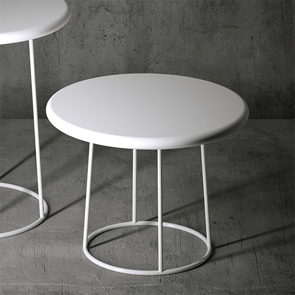 Table Basse Olivia H50cm Blanc Serralunga JardinChic Table Basse Olivia H50cm Blanc Serralunga JardinChic