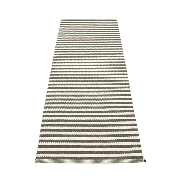 Tapis Duo Charcoal - Vanilla 85x260 Pappelina JardinChic Tapis Duo Charcoal - Vanilla 85x260 Pappelina JardinChic