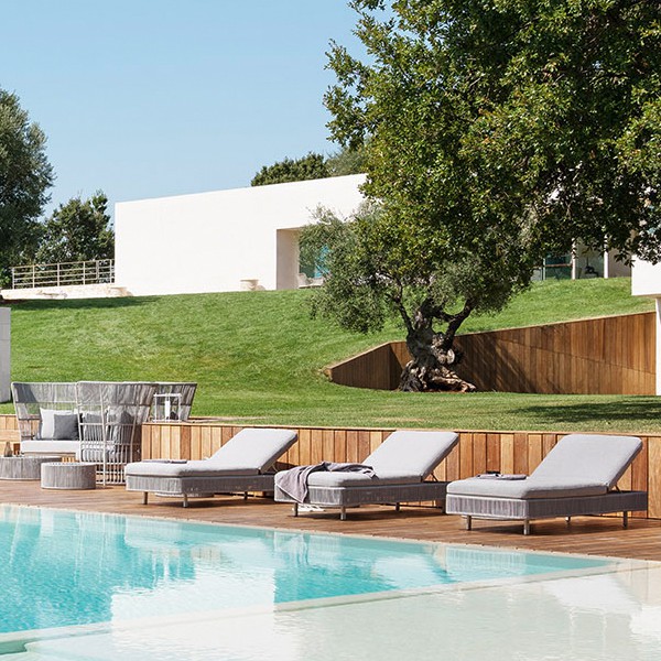 Bain de Soleil Tibidabo Structure Grise - Cordage Perle Varaschin Jardinchic Bain de Soleil Tibidabo Structure Grise - Cordage Perle Varaschin Jardinchic