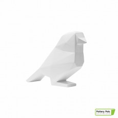 Oiseau Origami Vogelpapier Format S Glänzend Weiß