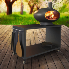 Outdoor Backofen Forno Pizza Tisch