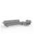 Delta 4-Sitzer Ecksofa - Linke Seite