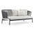 Spule 2-Sitzer-Sofa-Kissen