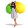 Puffs Ballon gelb und Green Apple DIRJETZT Florenz Jaffrain JardinChic