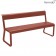 Banc à Dossier Bellevie Ocre Rouge Fermob Jardinchic