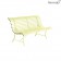 Banc Louisiane 150cm Citron Givré Fermob Jardinchic