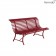 Banc Louisiane 150cm Piment Fermob Jardinchic