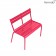 Banc Luxembourg Kid Rose Praline Fermob Jardinchic