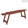 Banc Origami Ocre Rouge Fermob Jardinchic