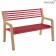 Banc Somerset Coquelicot Fermob Jardinchic