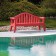 Banc Giulietta red Serralunga JardinChic