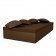 Banquette Quadrat L240cm x larg 120cm x H40cm Bronze Vondom Jardinchic