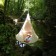 Angehaltene Zelt Cacoon weißen natürlichen Atmosphäre Hang-Out JardinChic Wald