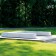 Bank modulare kubische Wurzelzement white Viteo JardinChic