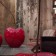 Keramik geniale Kirsche rot Atmosphäre BullStein JardinChic Skulptur
