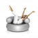 Puff CH - Silber Atmosphäre Luft Fatboy JardinChic