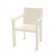 Chaise Avec Accoudoirs Frame Ecru Vondom Jardinchic