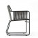 Chaise Avec Accoudoirs Harp Smoke/Grey Roda JardinChic