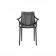 Chaise avec Accoudoirs Ibiza Noir Vondom Jardinchic