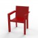 Chaise Avec Accoudoirs Frame Rouge Vondom Jardinchic