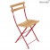 Chaise Naturel Bistro Coquelicot Fermob Jardinchic